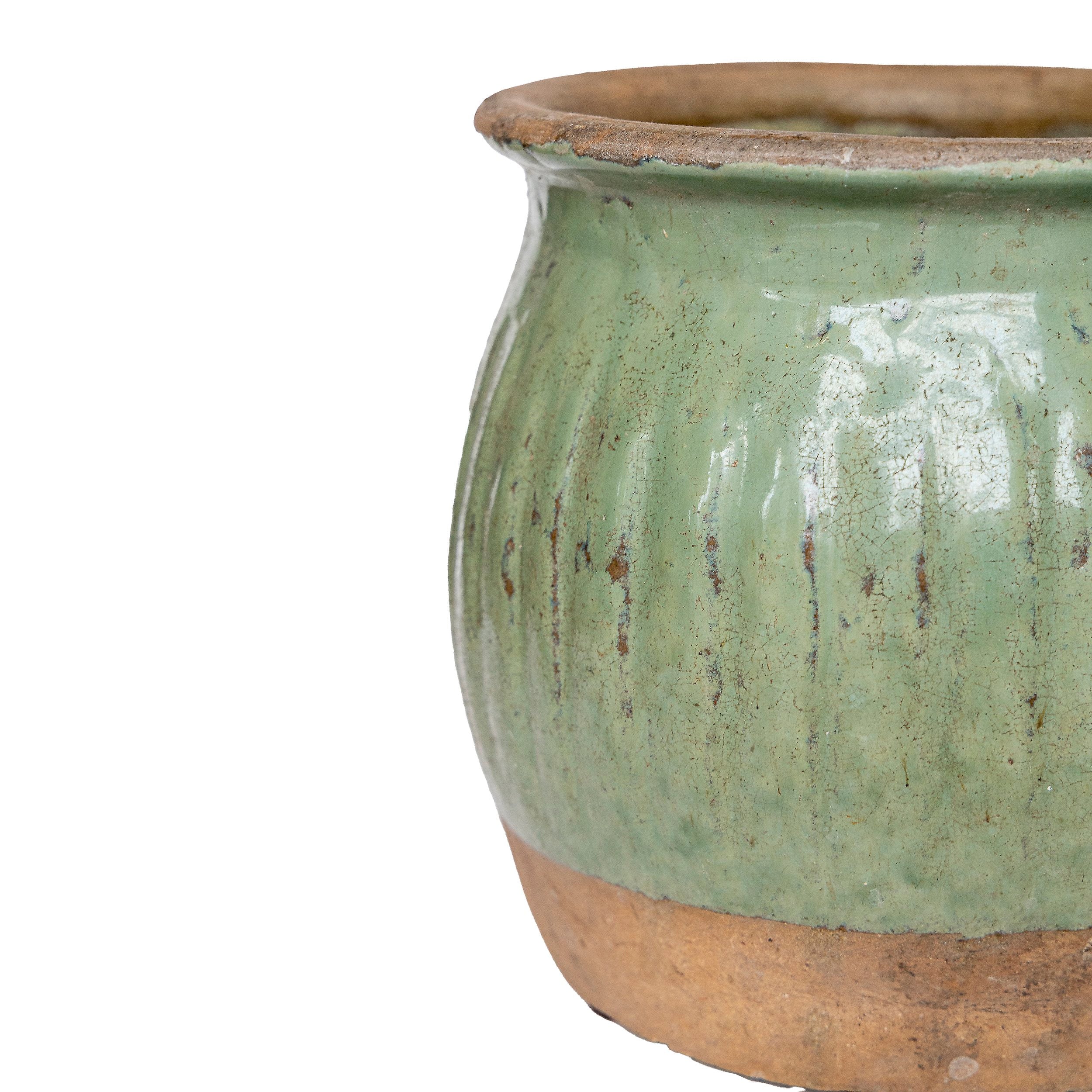 antique ceramic plant pot Antique Celedon Ceramic Planter – Weisshouse